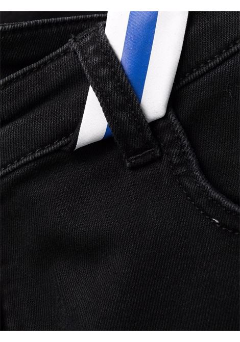 pantalone in denim nero PHILOSOPHY di LORENZO SERAFINI | Pantalone | V03227130555